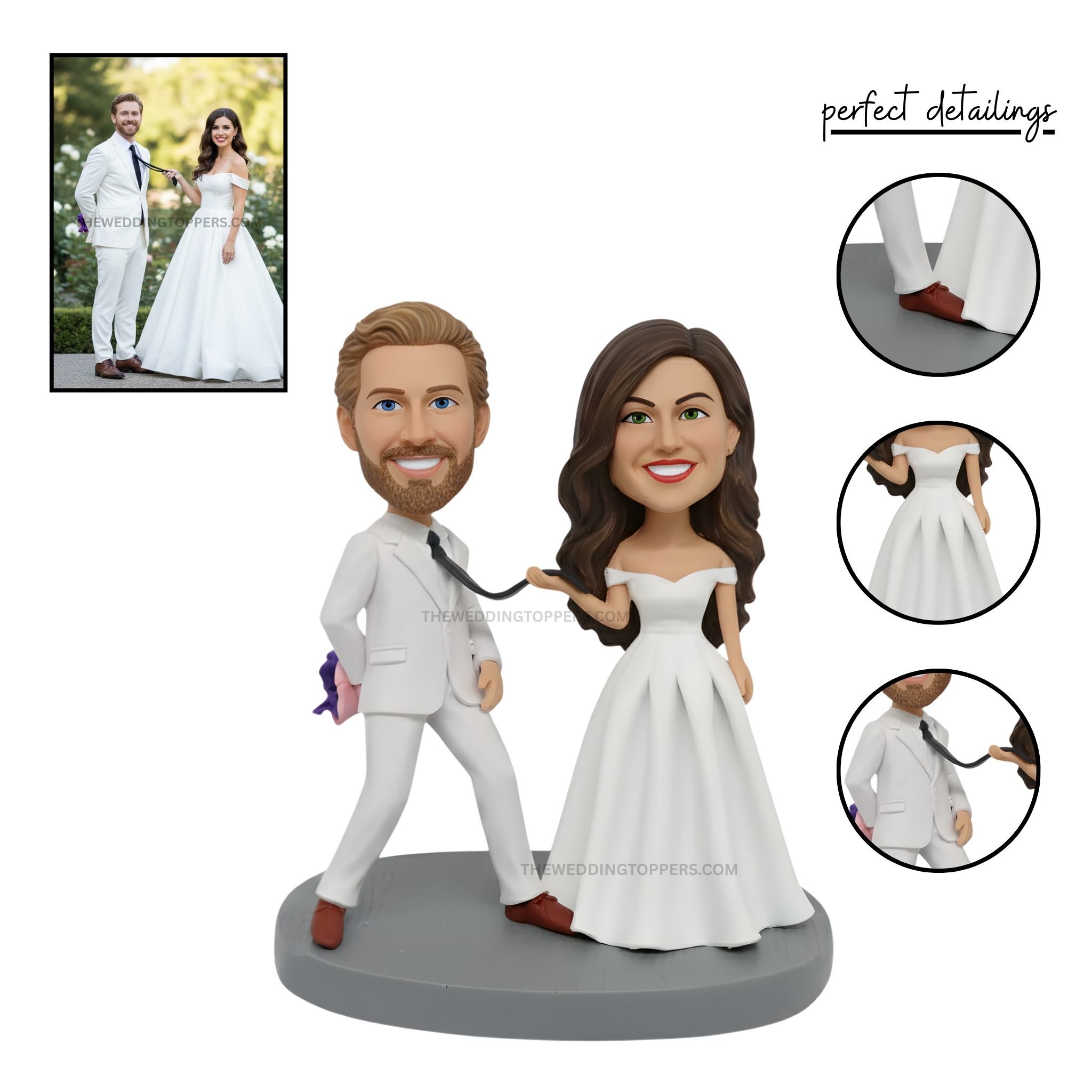 bride dragging groom bride dragging groom cake topper